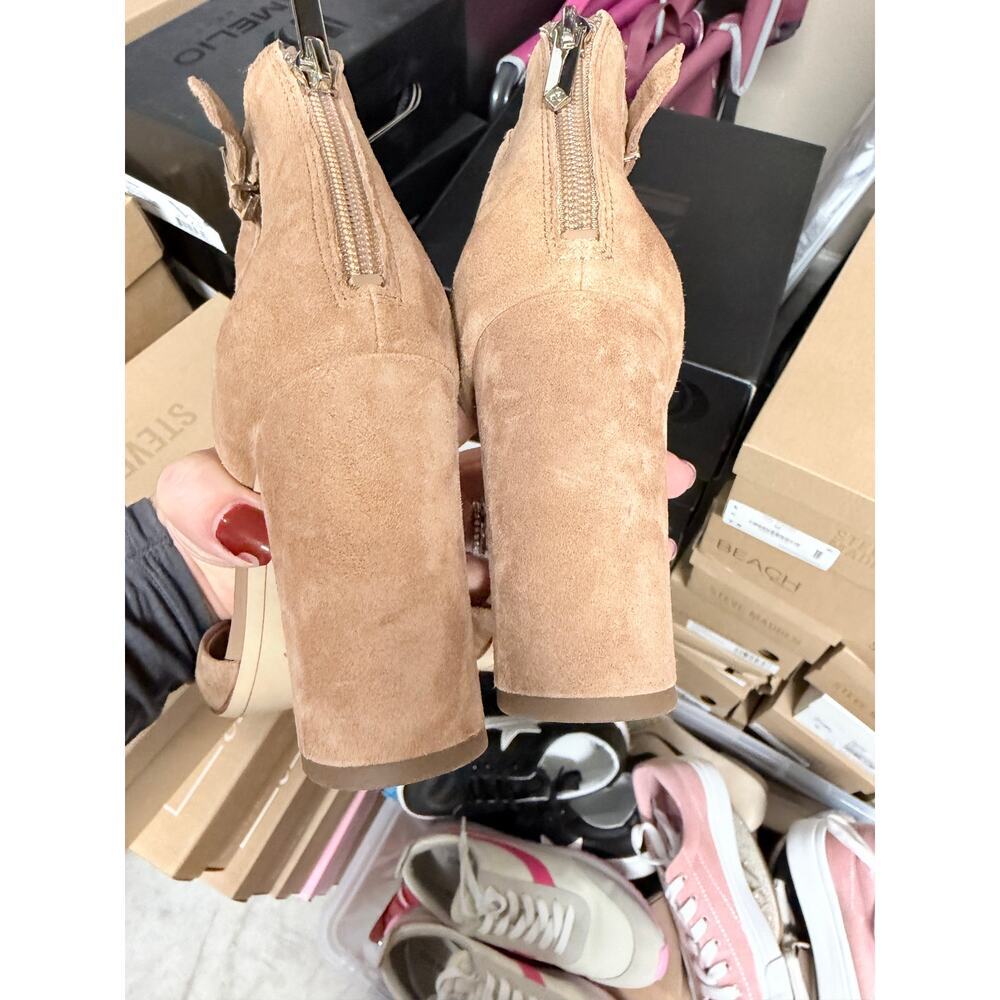 Sam Edelman Caramel Suede Heels - Picture 5 of 8